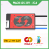 Mạch 10S 36V/42V - 20A BMS Daly cân bằng và bảo vệ Pin Li-ion 3.7V