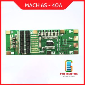 Mạch BMS 6S 40A hãng BW 25.2V  Sạc cân bằng và bảo vệ Pin Li-ion