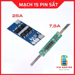 Mạch 1S 3.2v (7,5A-9A -12A-25A ) bào vệ Pin Sắt Li-fe PO4