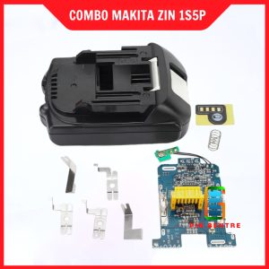 Combo Vỏ và Mạch Makita 5s1p 21V nhận sạc Zin có báo Pin ( Chưa Pin)