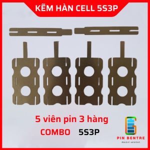 Bộ kẽm hàn 0,2mm 5s3p 3 hàng 15 cell ( Combo và Lẻ )