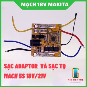 Mạch vàng Makita 5S 18v/21v 65A , sạc và bảo vệ Pin Li-ion