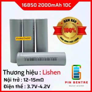 Cell Pin 18650 Lishen 2000mAh xả 20A Chính hãng hàng