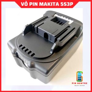 Vỏ pin Makita loại 15 viên Pin sạc Adaptor có báo Pin