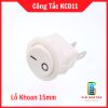 Công tắc bập bênh 2 chân KCD11 - 3Ampe lổ khoan 15mm