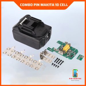 Combo Full Vỏ và Mạch Makita 18v/21v nhận sạc Zin có báo Pin ( Chưa Pin)