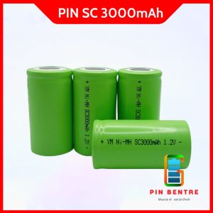 Pin Ni-Mh SC 1.2V xả cao 10-15C dung lượng 3000mAh