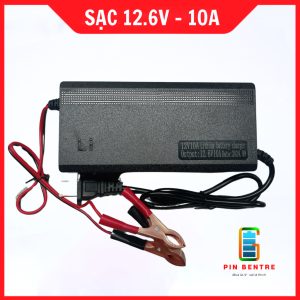 Sạc 3S 12.6V - 10A dành cho Pin Li-ion đầu ra Kẹp Cá Sấu , Có quạt tản nhiệt