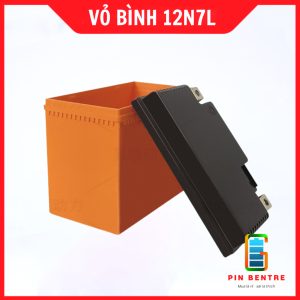 Vỏ bình chứa Pin 12N7L - 6Ah dùng chế bình ắc quy Pin xe máy SH,R3,NVX,Dylan