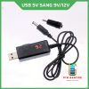 Cáp chuyển USB 2in1 từ 5V sang 9V/12V dòng 2A/1.5A