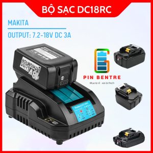 Bộ sạc DC18RC chuyên sạc Pin Makita 14.4V-18V dòng sạc 3Ampe
