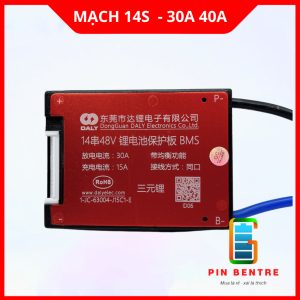 Mạch 14S 48V 20A 30A Daly cân bằng và bảo vệ Pin Li-ion