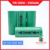 Pin sắt 26650 3.2V dung lượng 2500mAh xả tức thời 40C