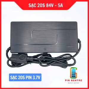 Sạc 84V - 5A dành cho Pin Li-ion hệ 20S 72V/84V Có Quạt
