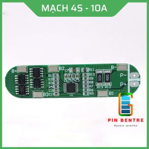Mạch 4S-10A Sạc Và Bảo Vệ Pin Li-ion điện thế danh định 3.7V