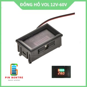 Đồng hồ báo vol và dung lượng Pin từ 12V cho đến 60V