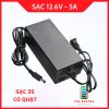 Sạc pin 3S 12.6V - 5A có quạt dùng cho pin Li-ion có LED báo đầy