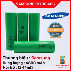 Pin 21700 Samsung 48G và 50G chính hảng hàng mới