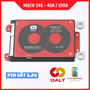 Mạch 24S 72V/87.6V 40A - 100A Daly Cân Bằng và Bảo Vệ Pin Sắt 3.2V Có Cảm Biến Nhiệt NTC