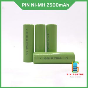 Pin sạc Ni-Mh 1.2v Size AA dung lượng chuẩn 2500mAh