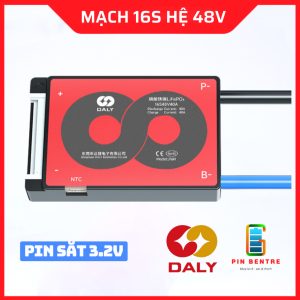 Mạch 16S 48V Pin sắt dòng xả 20A 30A 40A Daly cân bằng và bảo vệ Pin