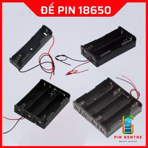 Đế Pin 18650 1/2/3/4 Đấu Nối Tiếp và Song Song