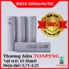 Cell pin 18650 TP xám 2000mah xả 10C/20A hàng mới chính hãng