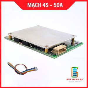Mạch BMS 4S 50A/100A bảo vệ Pin Sắt 3.2V với 10 Mosfet sạc và xả cùng cổng