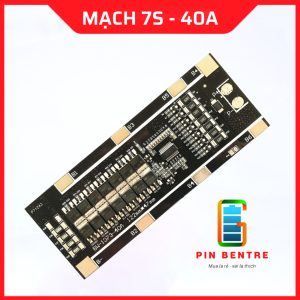 Mạch 7S BW hệ 24V dòng 40A Sạc và Bảo Vệ pin Li-ion 3.7V
