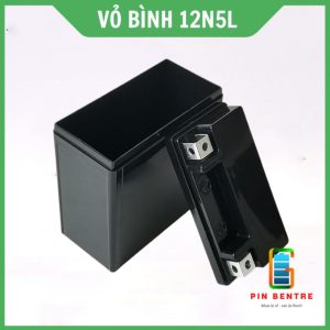 Vỏ bình chứa Pin 12N5L - 6Ah dùng chế bình ắc quy Pin xe máy Dream