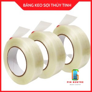 Băng Keo Sợi Thủy Tinh Chống Cháy Loại Tốt 15mm 30mm 50mm x 50 Mét