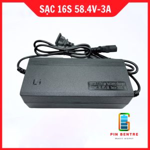 Sạc 16S - 3A dành cho Pin Sắt công suất cao 48V/58,4V Có quạt
